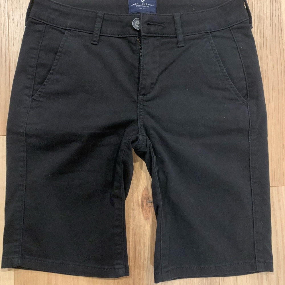 Black American eagle Shorts